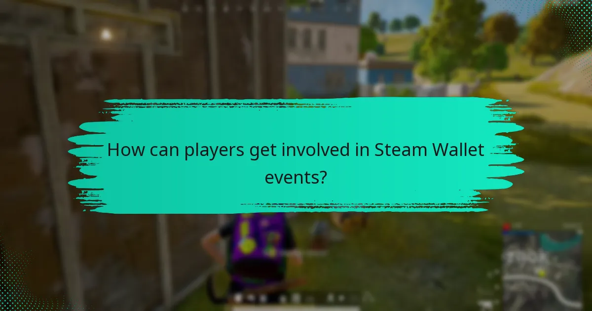 How do Steam Wallet events enhance community engagement?