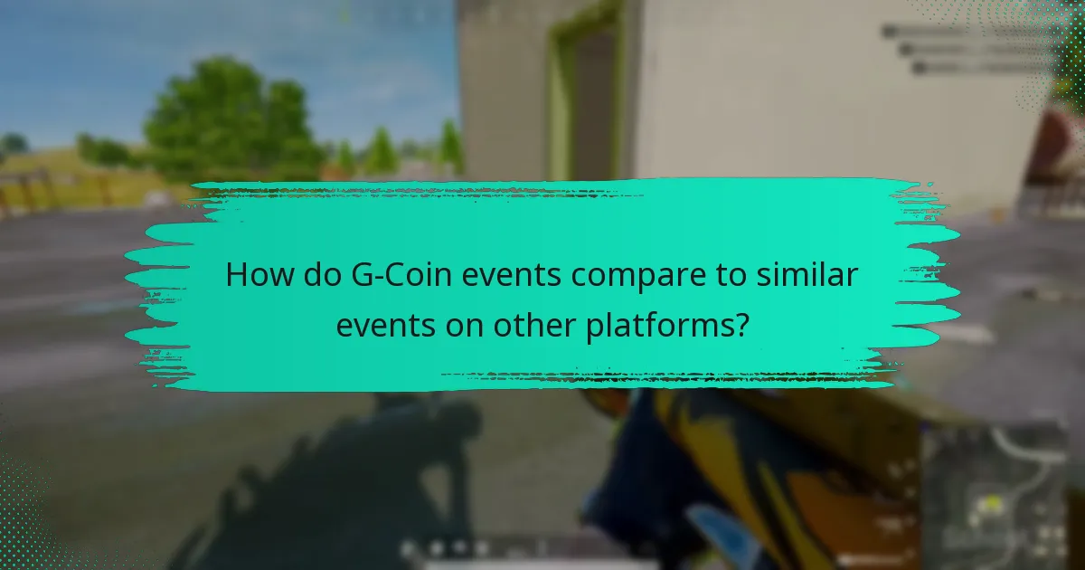 What rewards can I earn from G-Coin events?