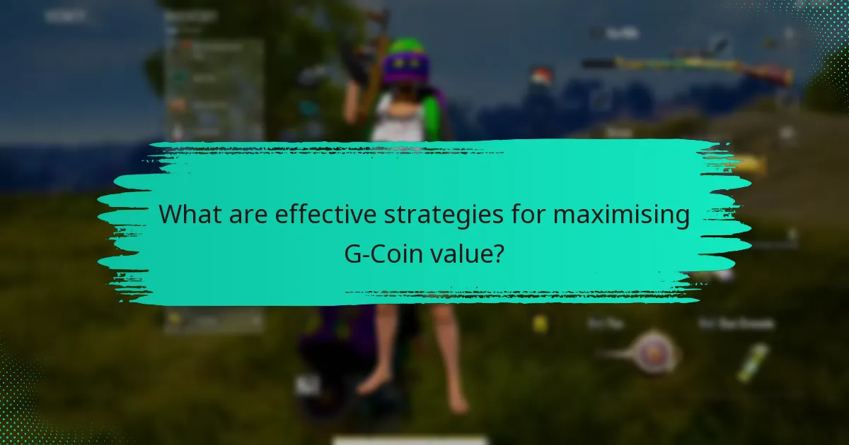 Which tools can help with G-Coin management?